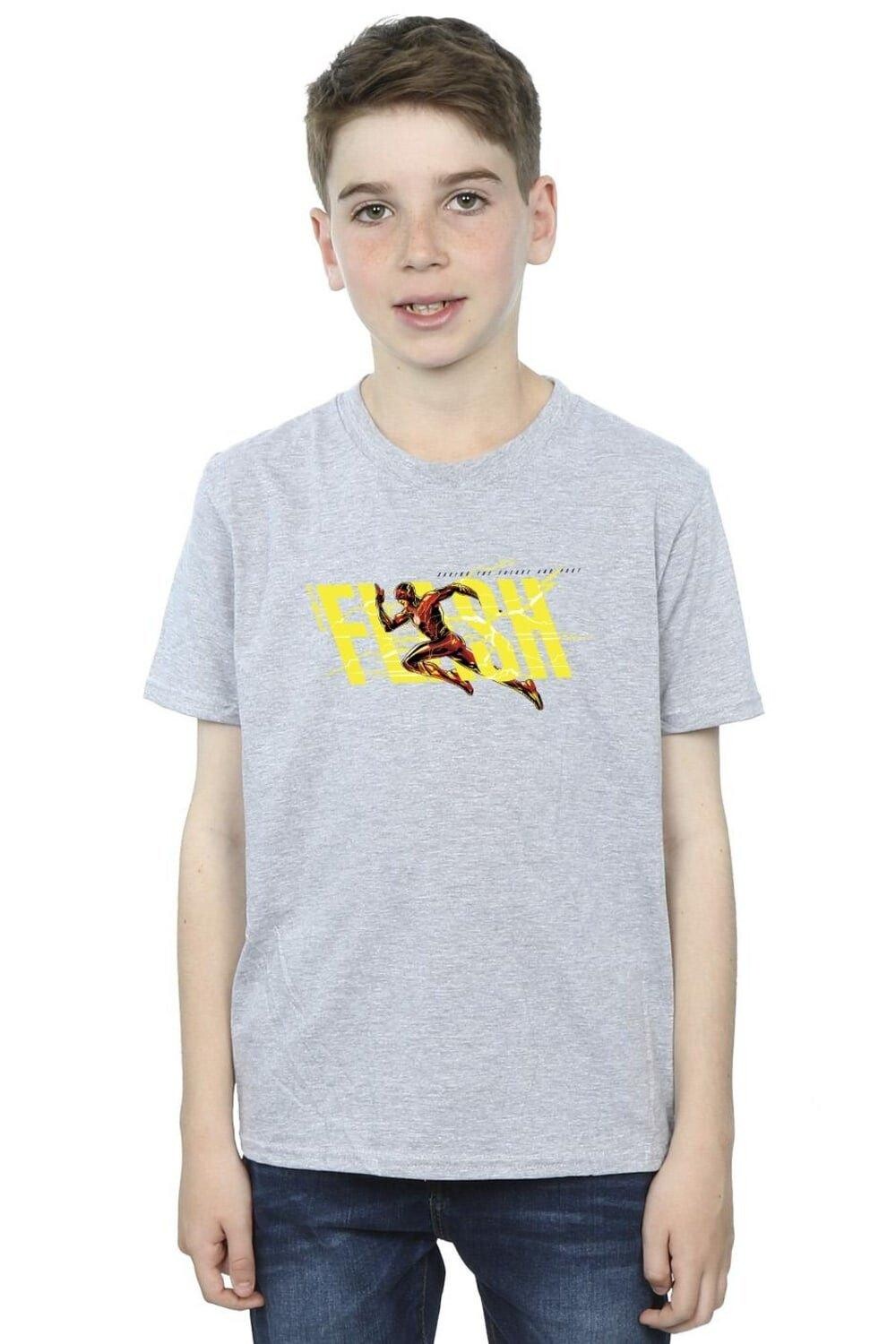 

Футболка Flash Lightning Dash DC Comics, серый