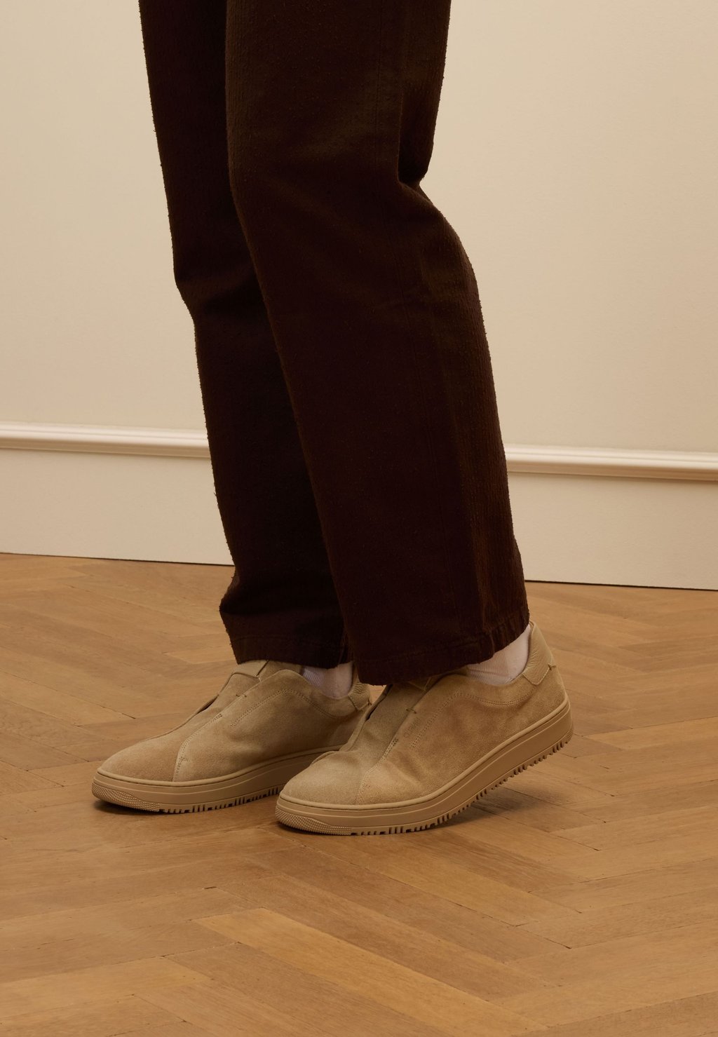 

Слипоны SNEAKER Manfield, бежевый