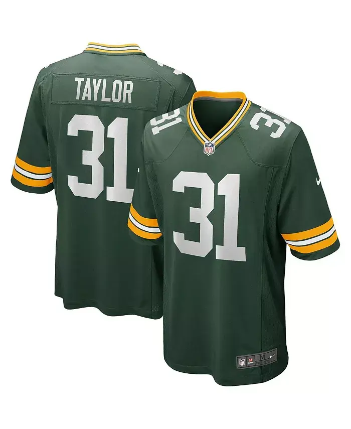 

Мужская футболка Jim Taylor Green Green Bay Packers Game Retired Player Jersey Nike