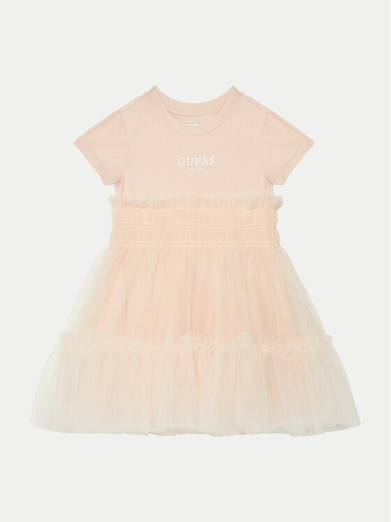 

Элегантное платье обычного кроя Guess, розовый
