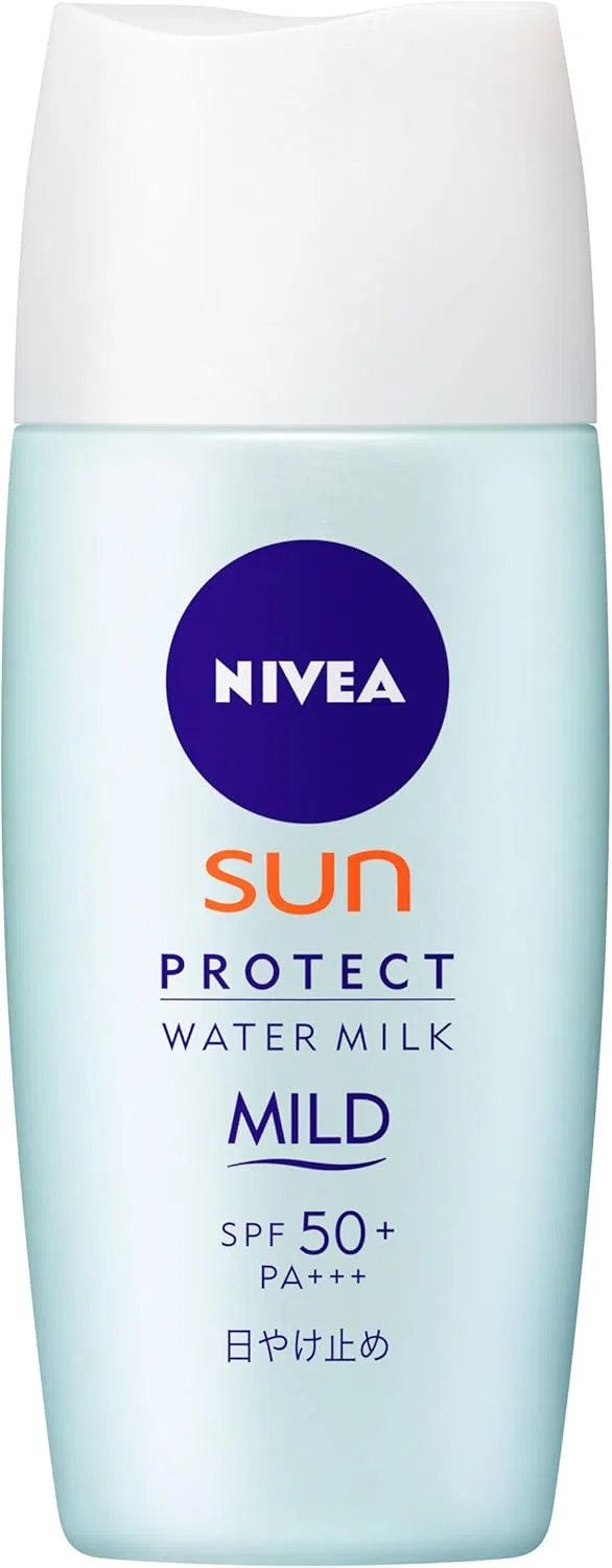 Солнцезащитное молочко Nivea UV Protection Water Milk Mild SPF 50+ 30 мл белый