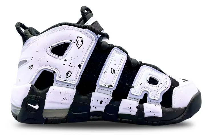 Женские баскетбольные кроссовки Nike Air More Uptempo Vintage, Black — фото 2