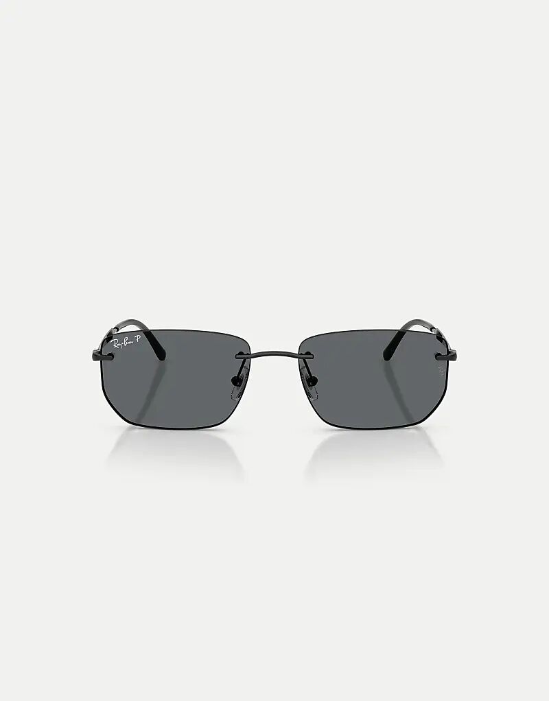 

Солнцезащитные очки Ray-Ban Irregular с поляризованными линзами серого цвета в черном цвете