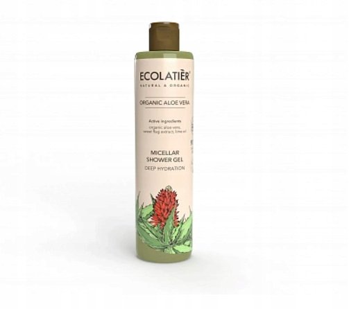 

ECOLATIER Мицеллярный гель для душа глубоко увлажняющий органический, 350 мл