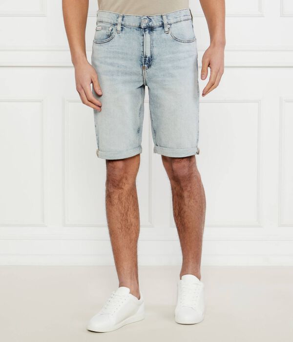 

Джинсовые шорты Slim fit Calvin Klein Jeans, синий