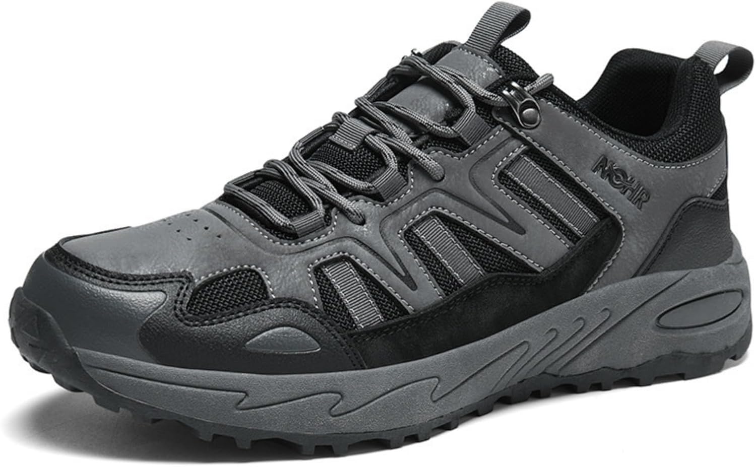 

Мужские водонепроницаемые походные туфли - легкие противоскользящие ботинки с поддержкой голеностопа - дышащие походные и альпинистские ботинки - подходят для строительства на открытом воздухе и работы на фермах Houdbdol, серый