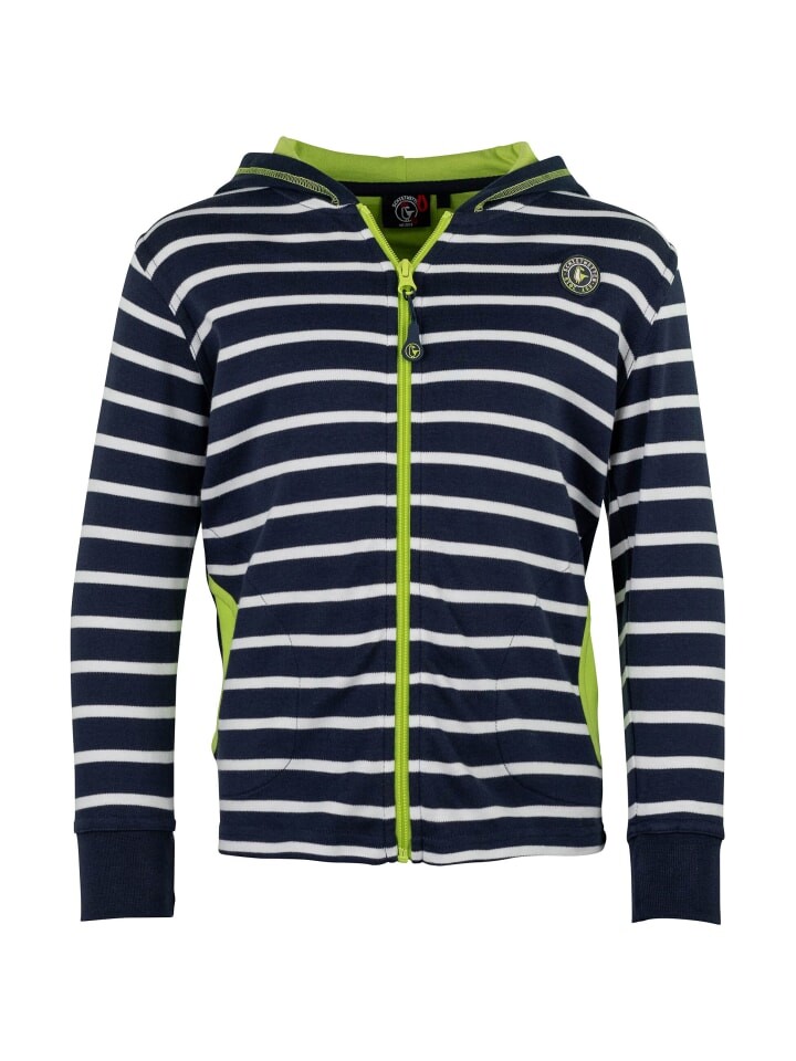 

Спортивная куртка SCHIETWETTER Kinder Kapuzenjacke, цвет navy-weiß/lime