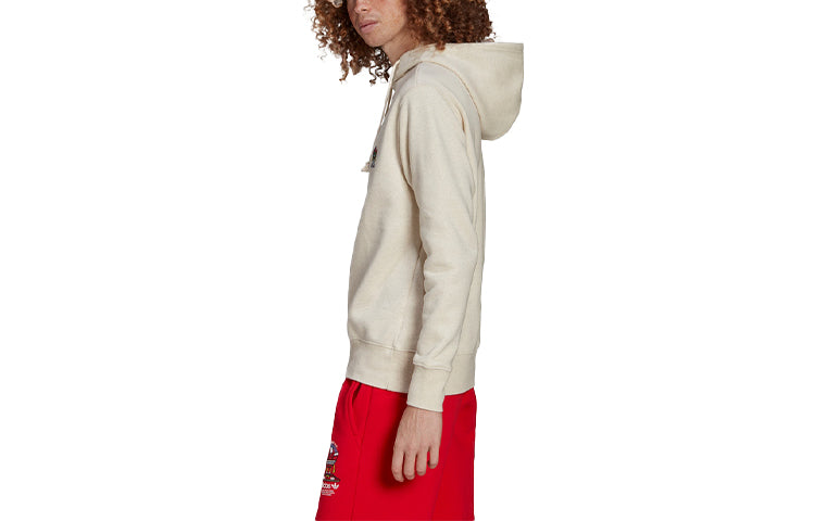 Худи adidas originals Sports Couple Style Yellow White, желто-коричневый — фото 2