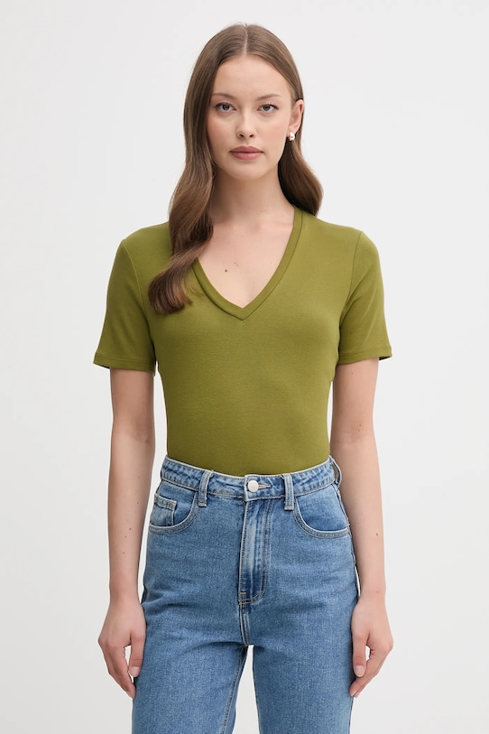 

Хлопковая футболка United Colors Of Benetton, зеленый