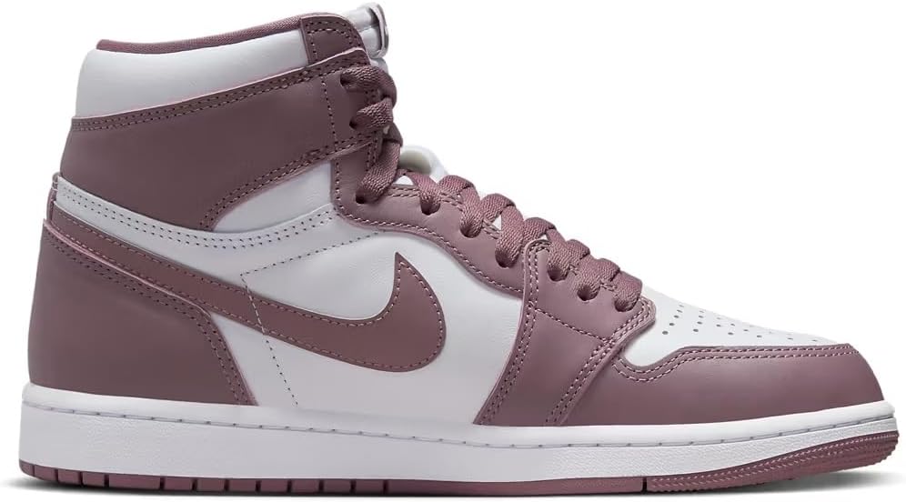 Мужские кроссовки Air Jordan 1 High Nike, белый/фиолетовый/сиреневый — фото 2