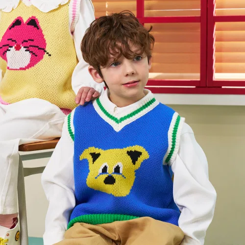 Жилет Play Knit Vest MINIDOU для мальчиков — фото 3