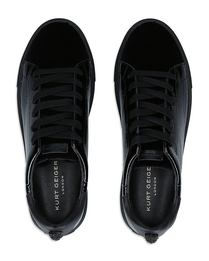 Мужские низкие кроссовки Laney с тиснением под крокодила KURT GEIGER LONDON — фото 3