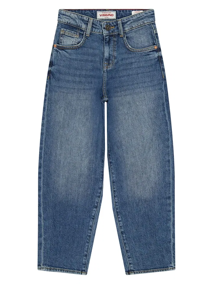 Джинсы, comfort fit, Vingino, синий