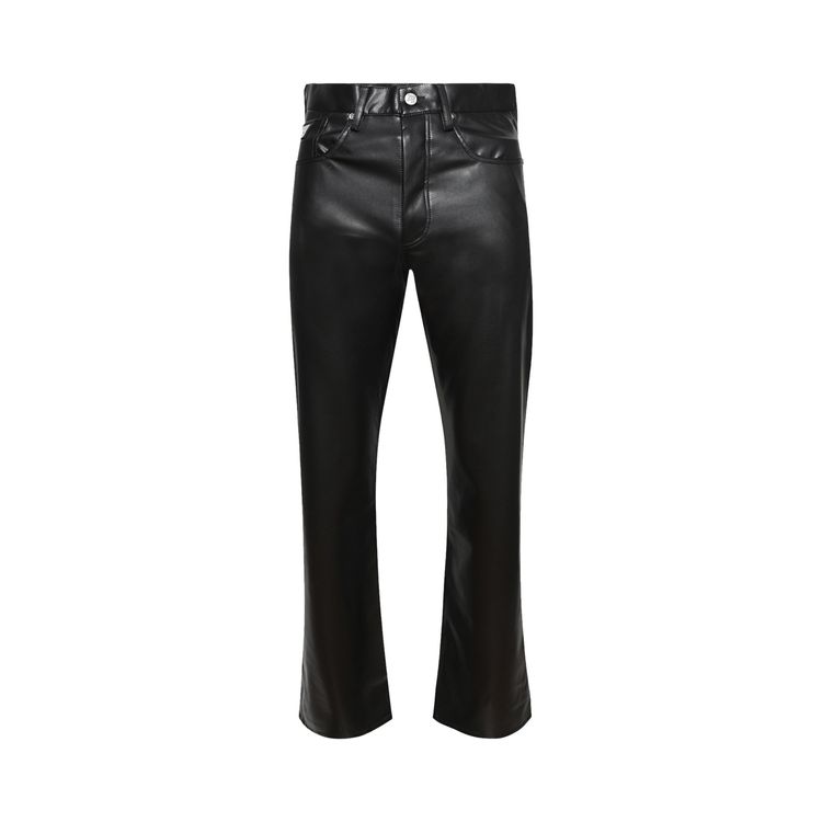 

Брюки MISBHV Faux Leather Trousers Black, черный