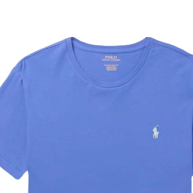 Футболка мужская синяя Polo Ralph Lauren — фото 4