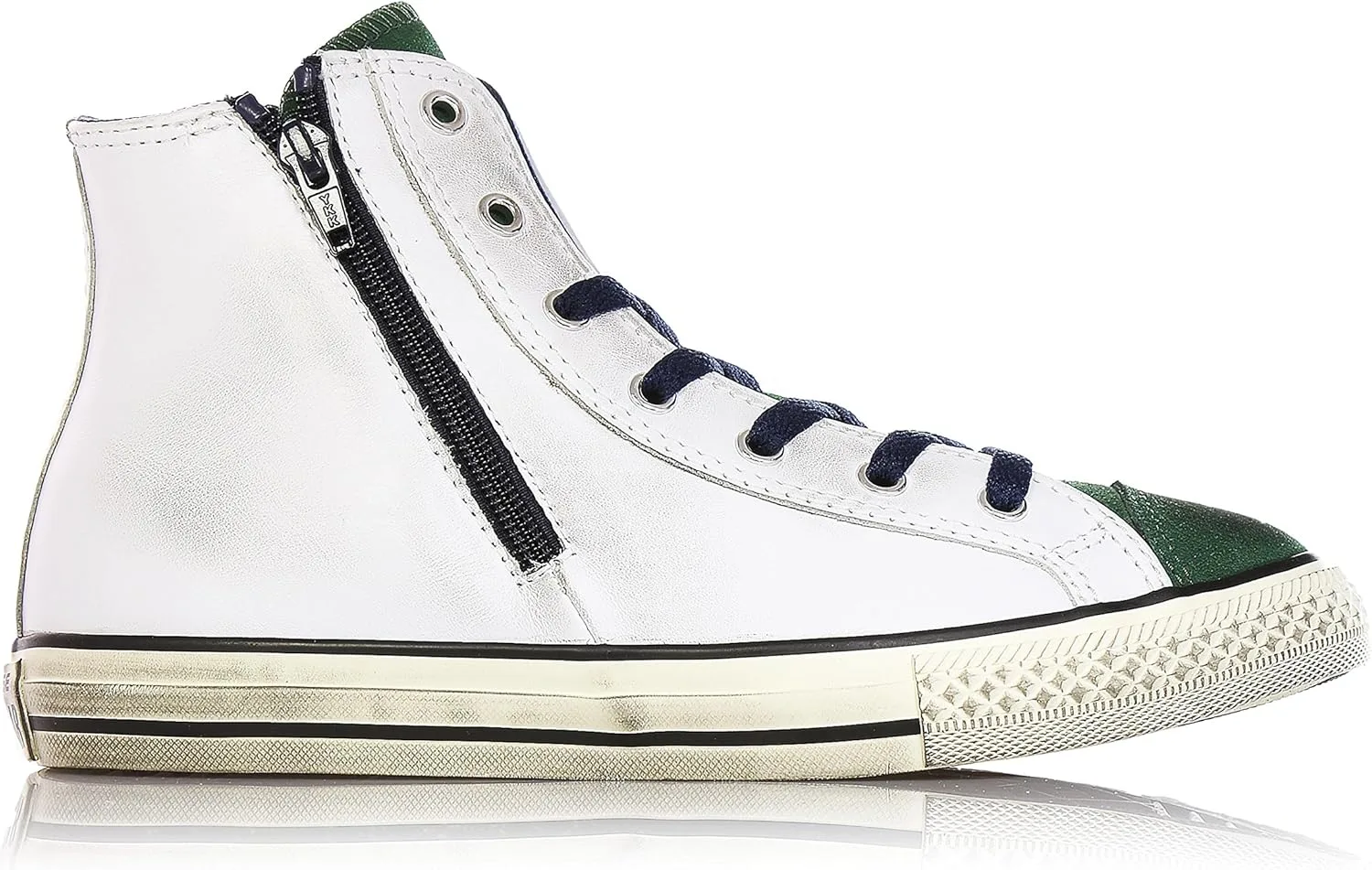 Кеды CONVERSE 646383C White Pine All Star Leather Hello ct Side Zip, зеленый