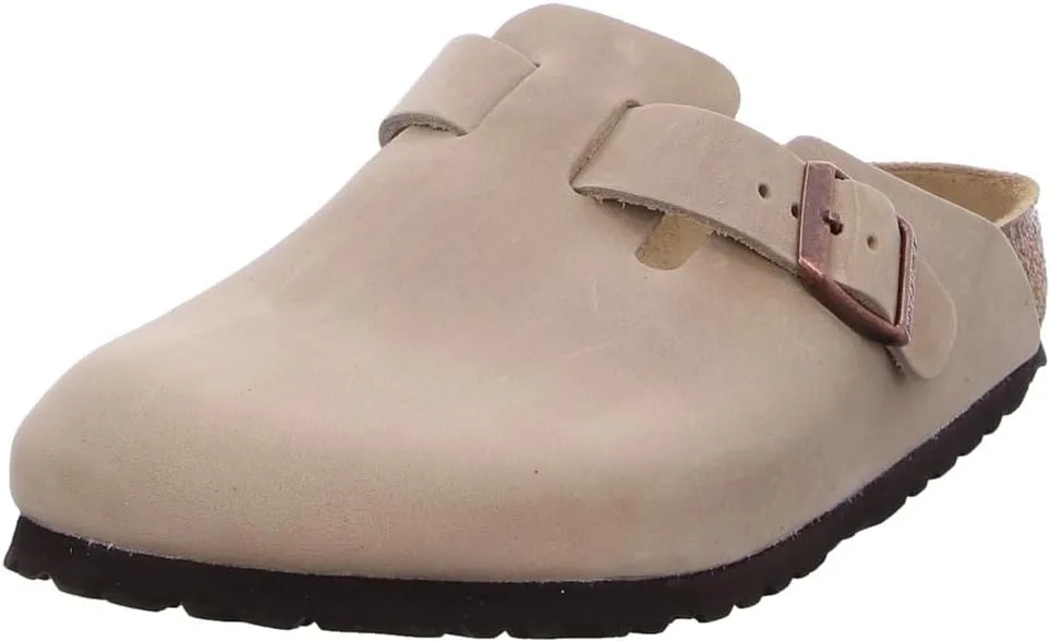 Классические сандалии Birkenstock Boston, унисекс, для взрослых, коричневый