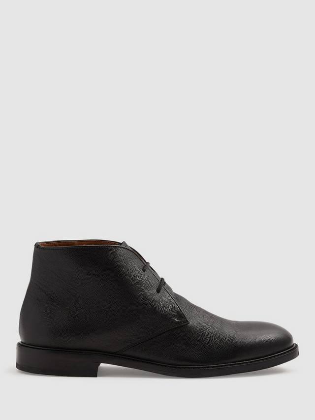 

Пустынные ботинки из бондарной кожи Reiss, черный