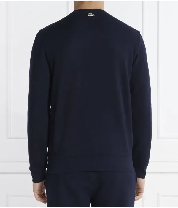 Толстовка Lacoste Classic Fit, темно-синяя — фото 4