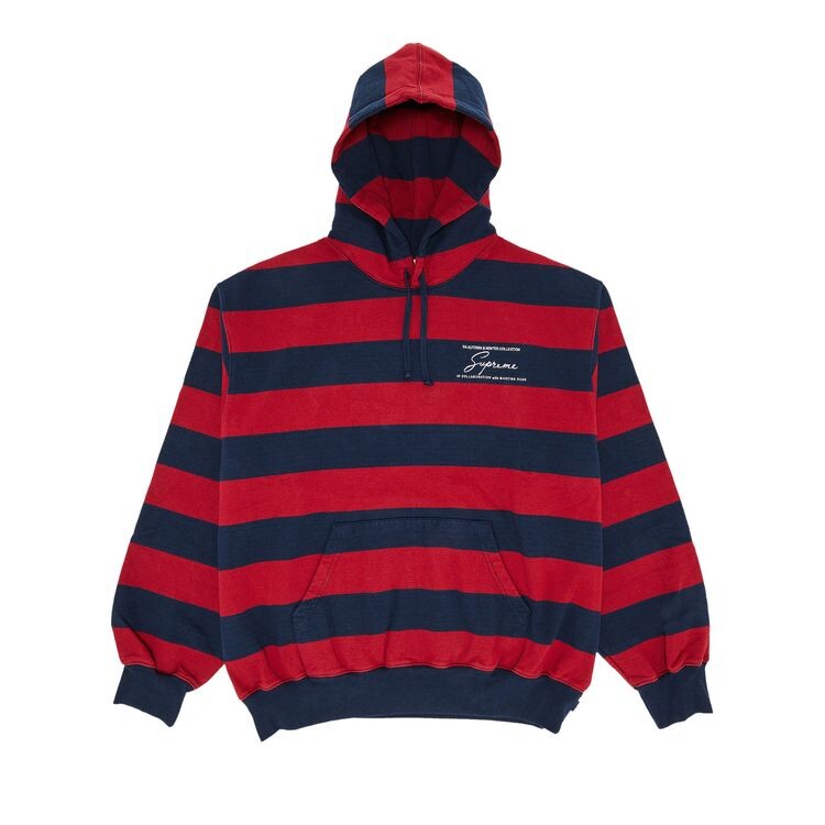 

Толстовка Supreme x Martine Rose Hooded Sweatshirt Stripe, разноцветный