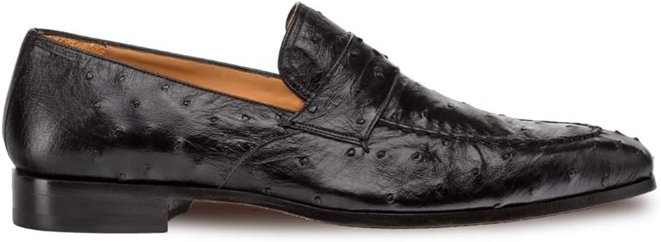 Мужские лоферы Mezlan Black Ostrich Lisbon — фото 3