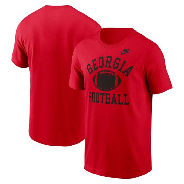 

Мужская красная футболка georgia bulldogs legacy football icon Nike