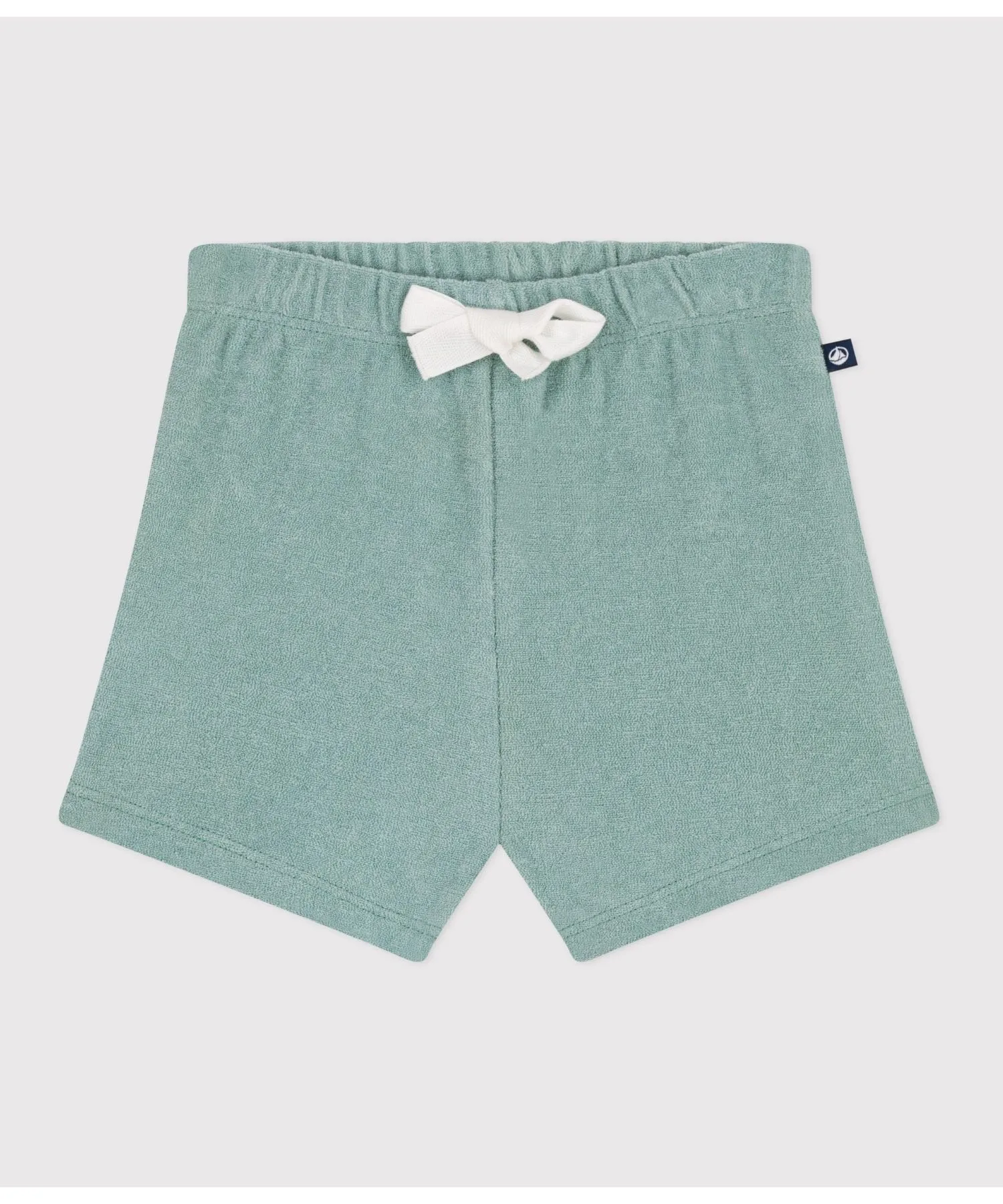Детские шорты из хлопка PETIT BATEAU светло-зелёные