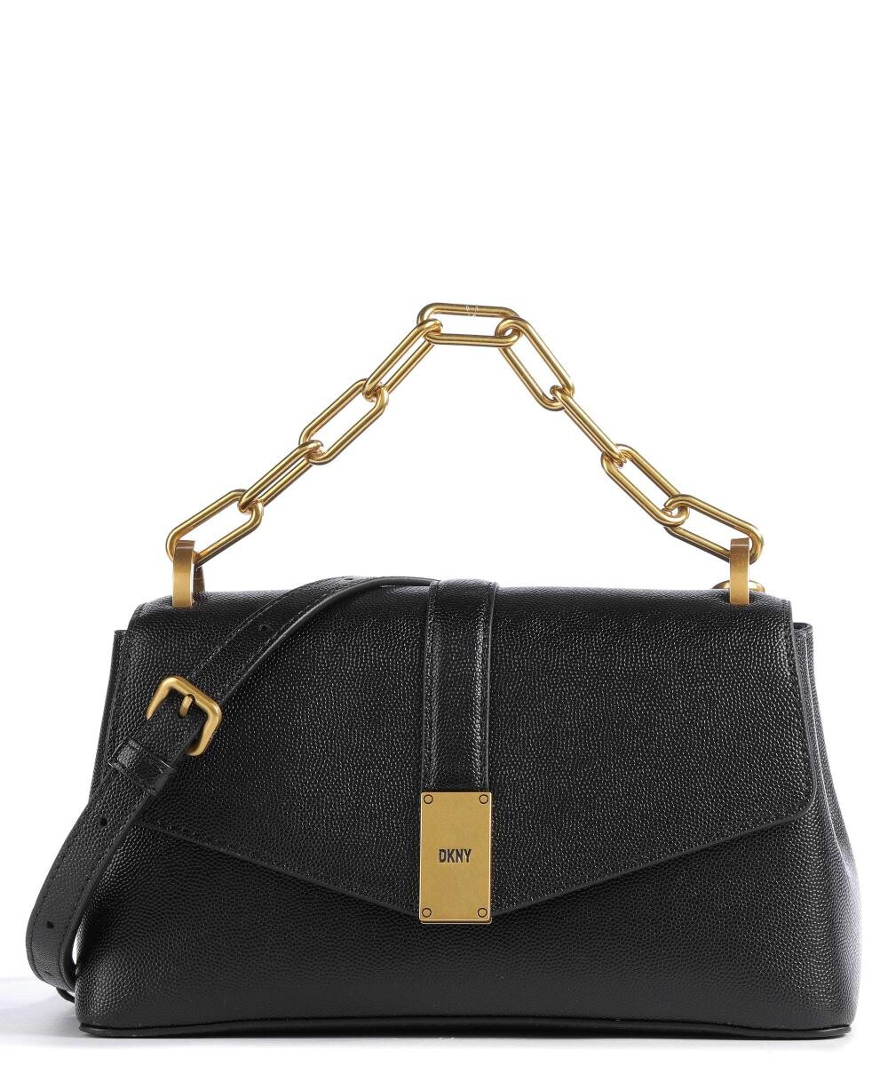 

Сумка через плечо Conner из зернистой яловой кожи. Dkny, черный