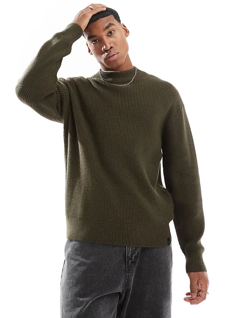 

Джемпер в стиле рыбалки цвета хаки Pull&Bear