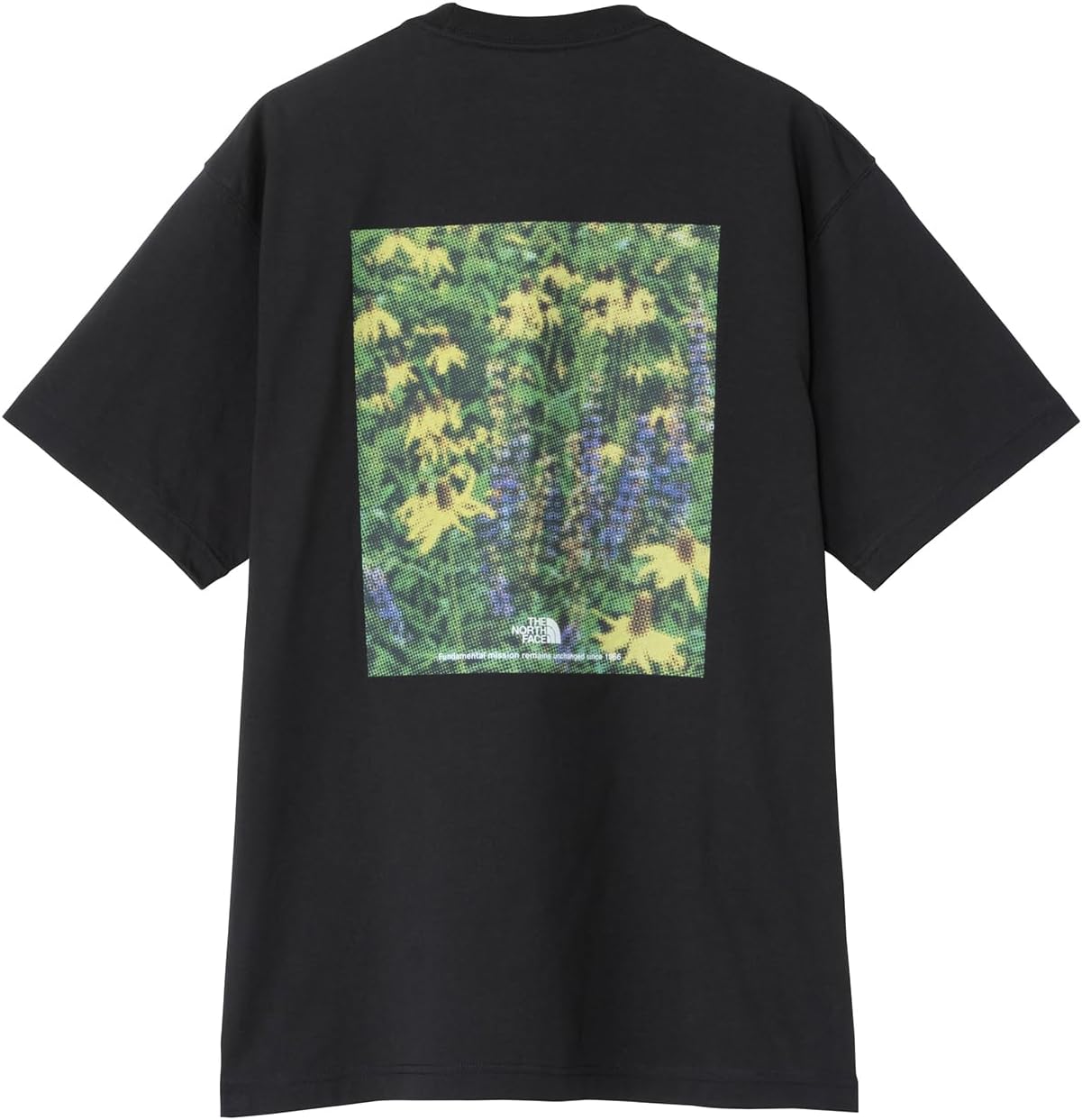 

Футболка с коротким рукавом THE NORTH FACE Flash Dry Pixel Plant Cotton, унисекс, для взрослых, черный