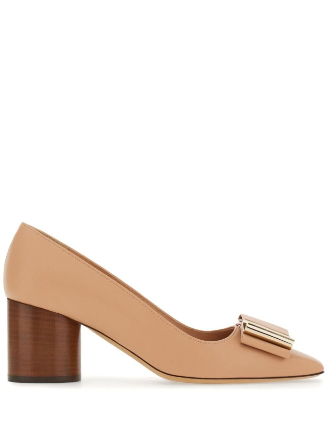 

Ferragamo туфли с бантом, нейтральный цвет