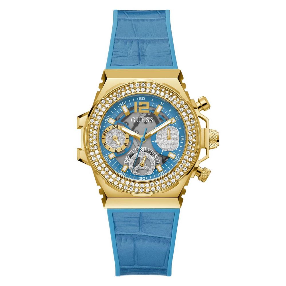 

Синие синтетические часы Guess