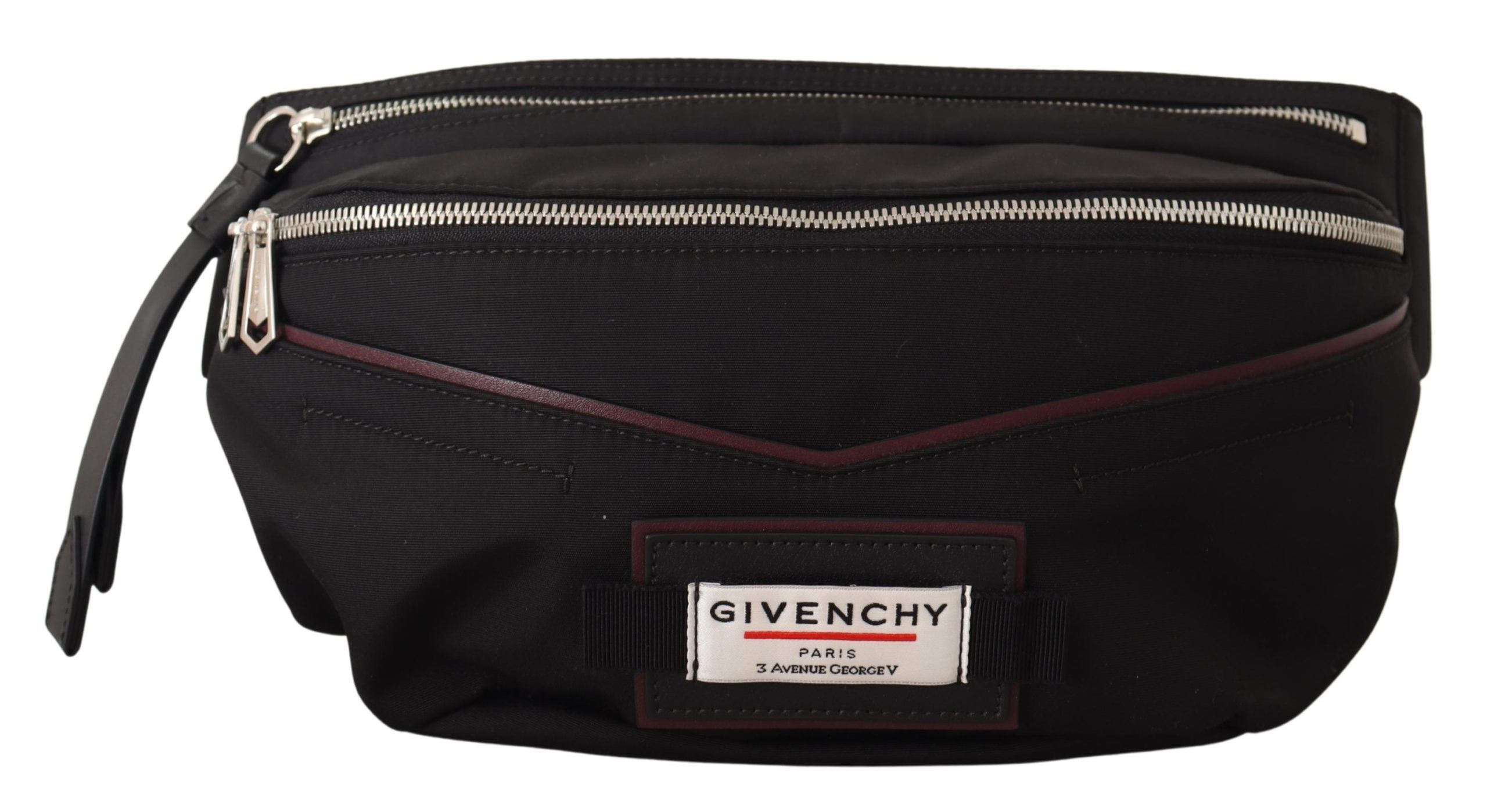 

Элегантная дизайнерская большая поясная сумка черного цвета Givenchy