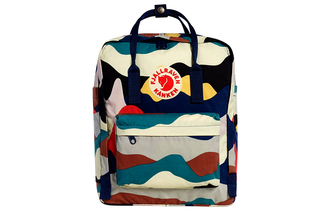 

Fjallraven Рюкзак Kanken 16L из хлопка с полиэстером унисекс, Dark Multicolor