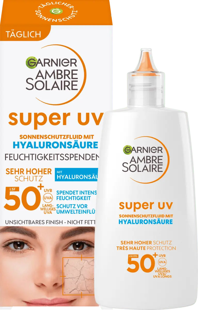

Солнцезащитный флюид для лица супер УФ SPF 50+ 40мл Garnier