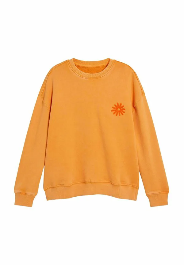 Толстовка с вышивкой в виде солнца Desigual, Orange — фото 4