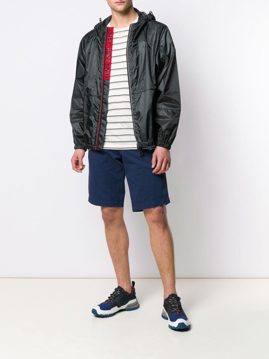 Moncler шорты чинос, синий — фото 2