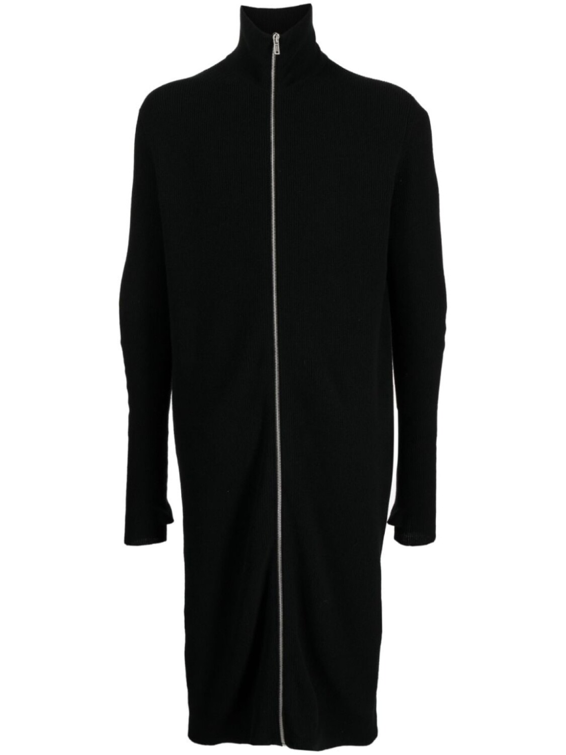 

Ann Demeulemeester длинный шерстяной кардиган на молнии, черный