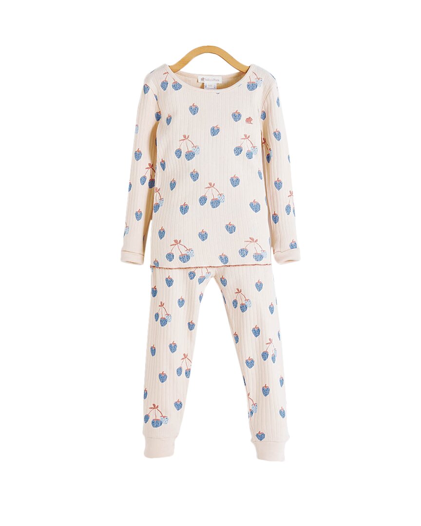 

Детский пижамный комплект Berrypop облегающего кроя Babycottons, синий