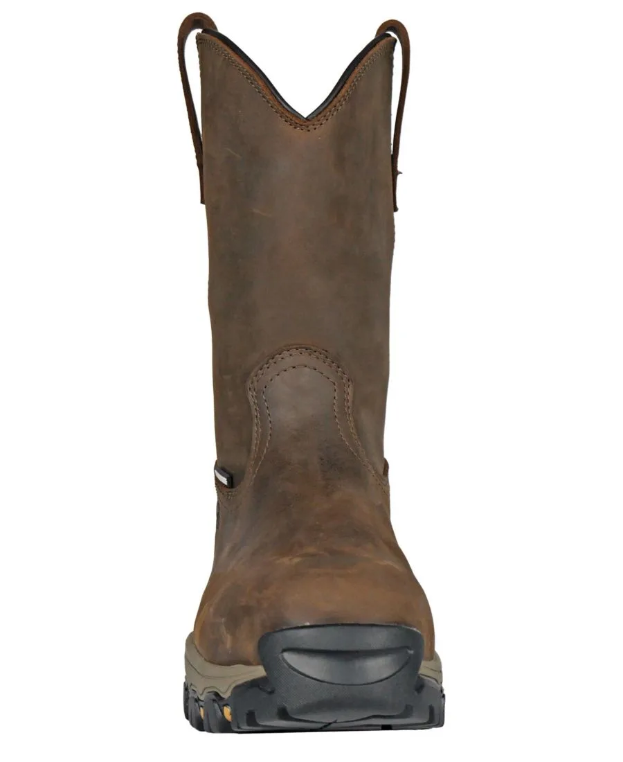 Мужские рабочие ботинки Recon Recon 11 дюймов с композитным носком Hoss Boot Company, коричневый waterproof leather boot — фото 4