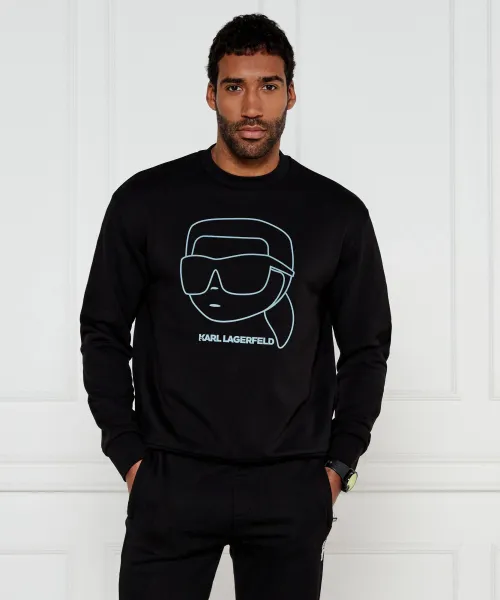 

Толстовка Loose fit Karl Lagerfeld, черный