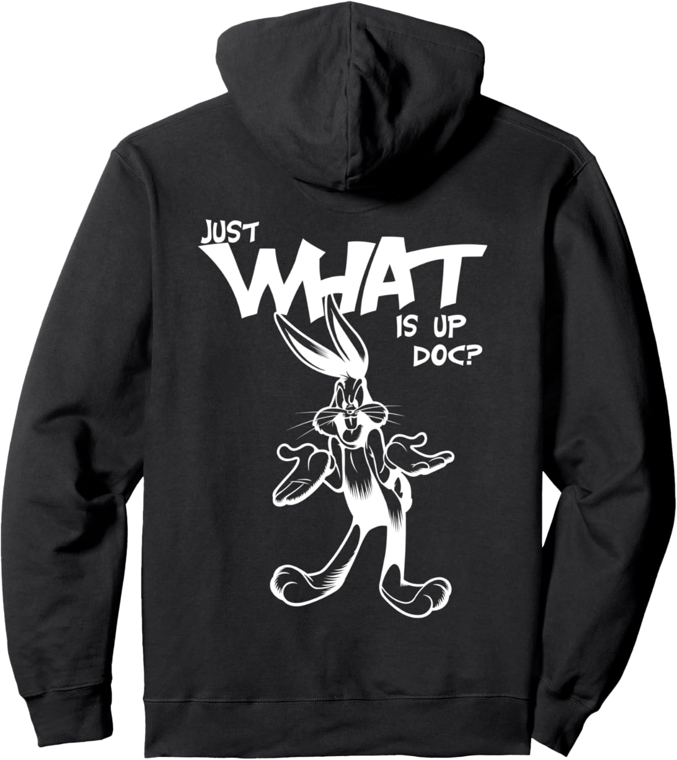 

Худи Looney Tunes Bugs Bunny Line What Up Doc Dark, черное