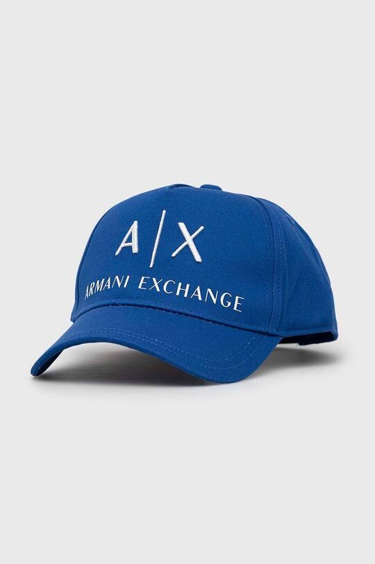 

Хлопчатобумажная шапка Armani Exchange, синий