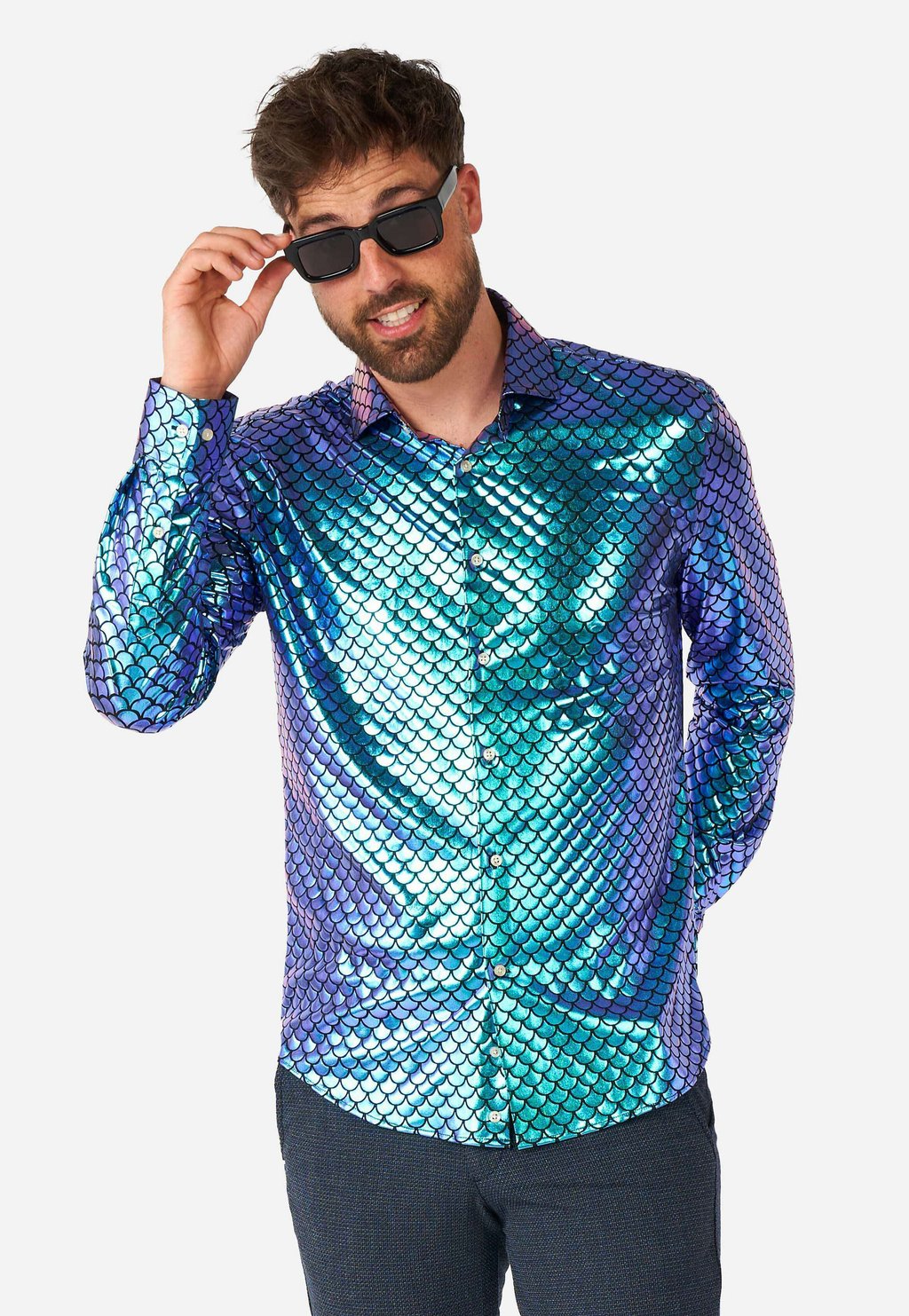 

Рубашка Fancy Fish OppoSuits, синий