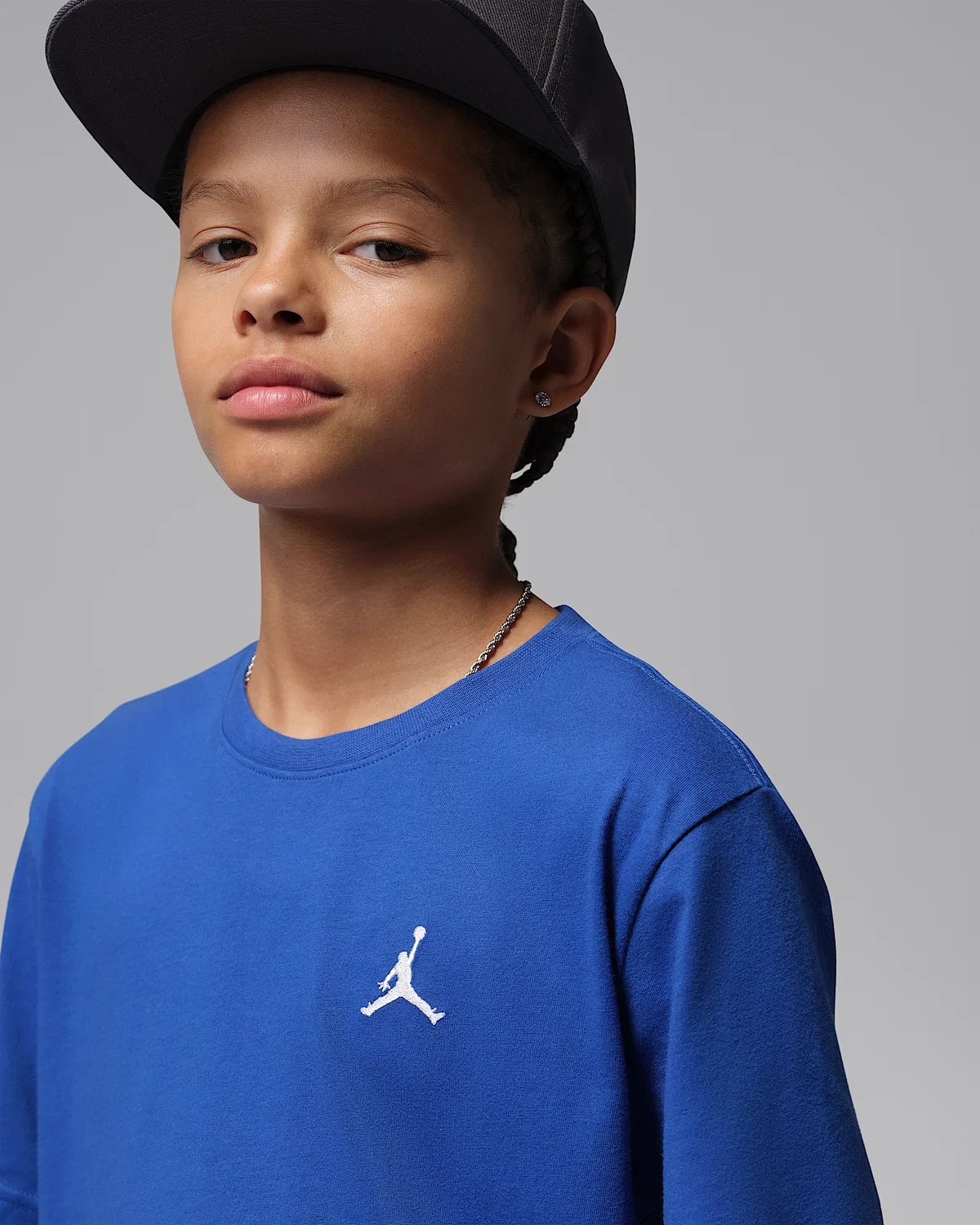 Детская футболка Jumpman Air с вышивкой Jordan, Game Royal — фото 3