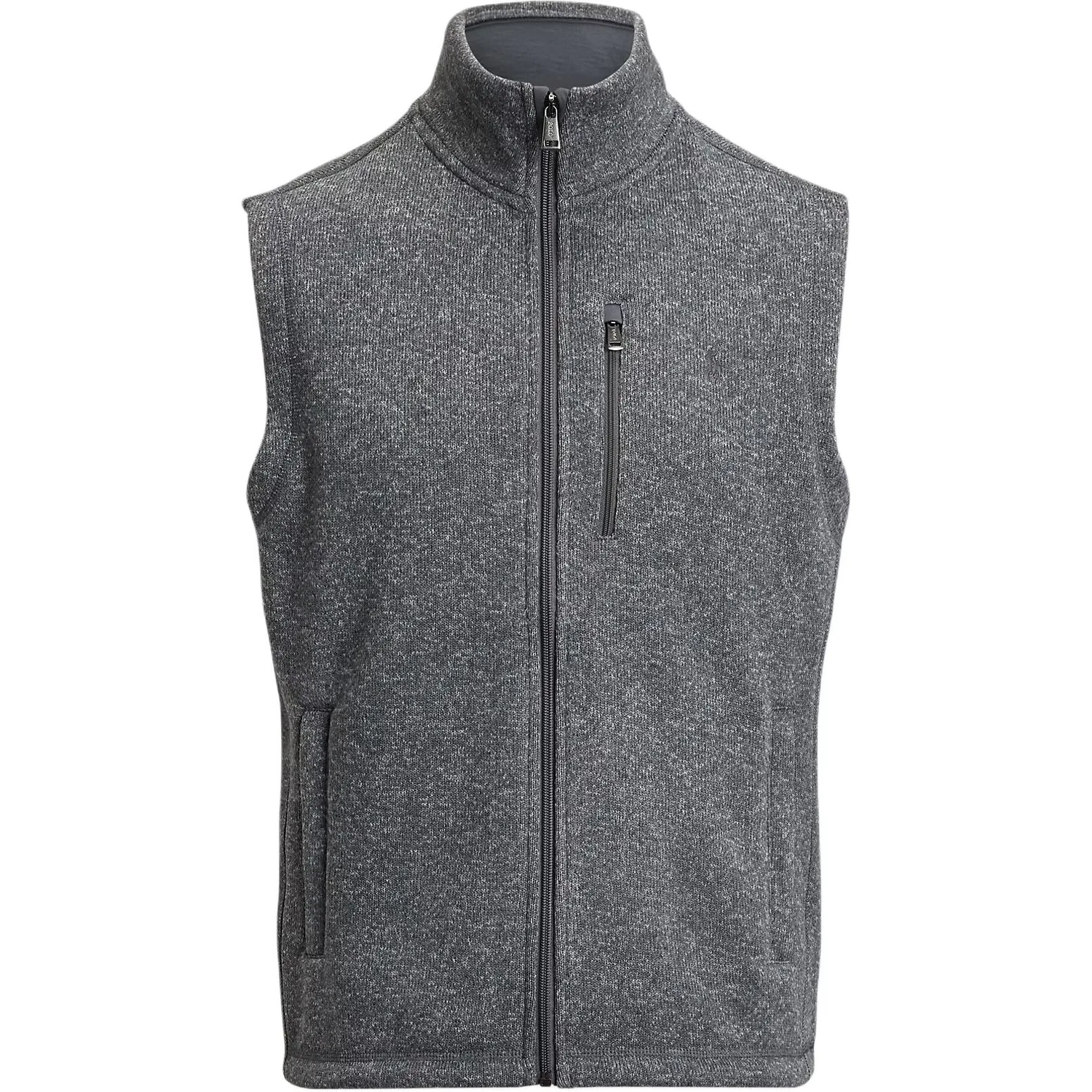 Флисовая жилетка zip Polo Ralph Lauren, серый