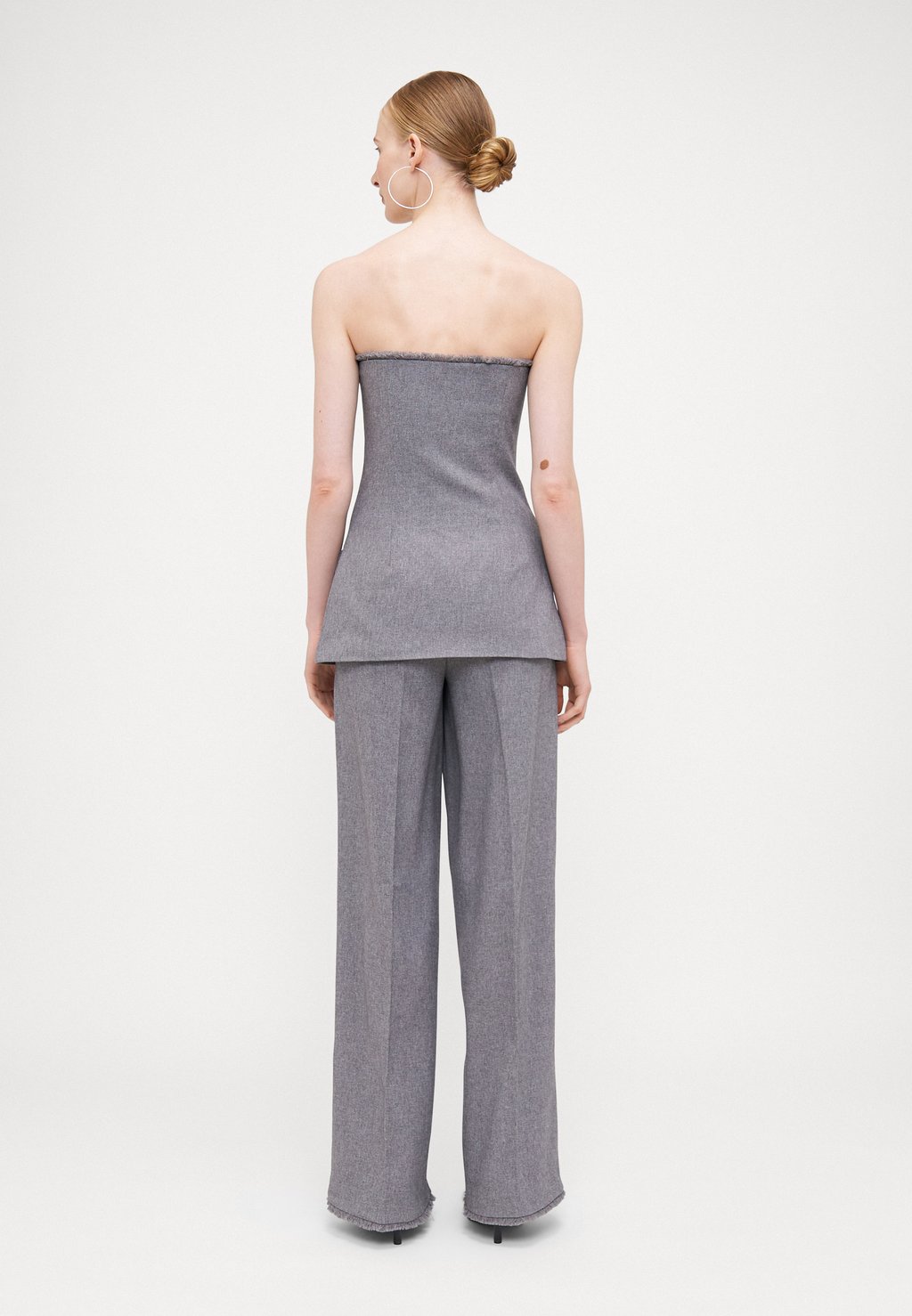 

Жилет VMESTHER BANDEAU WAISTCOAT Vero Moda Tall, серый
