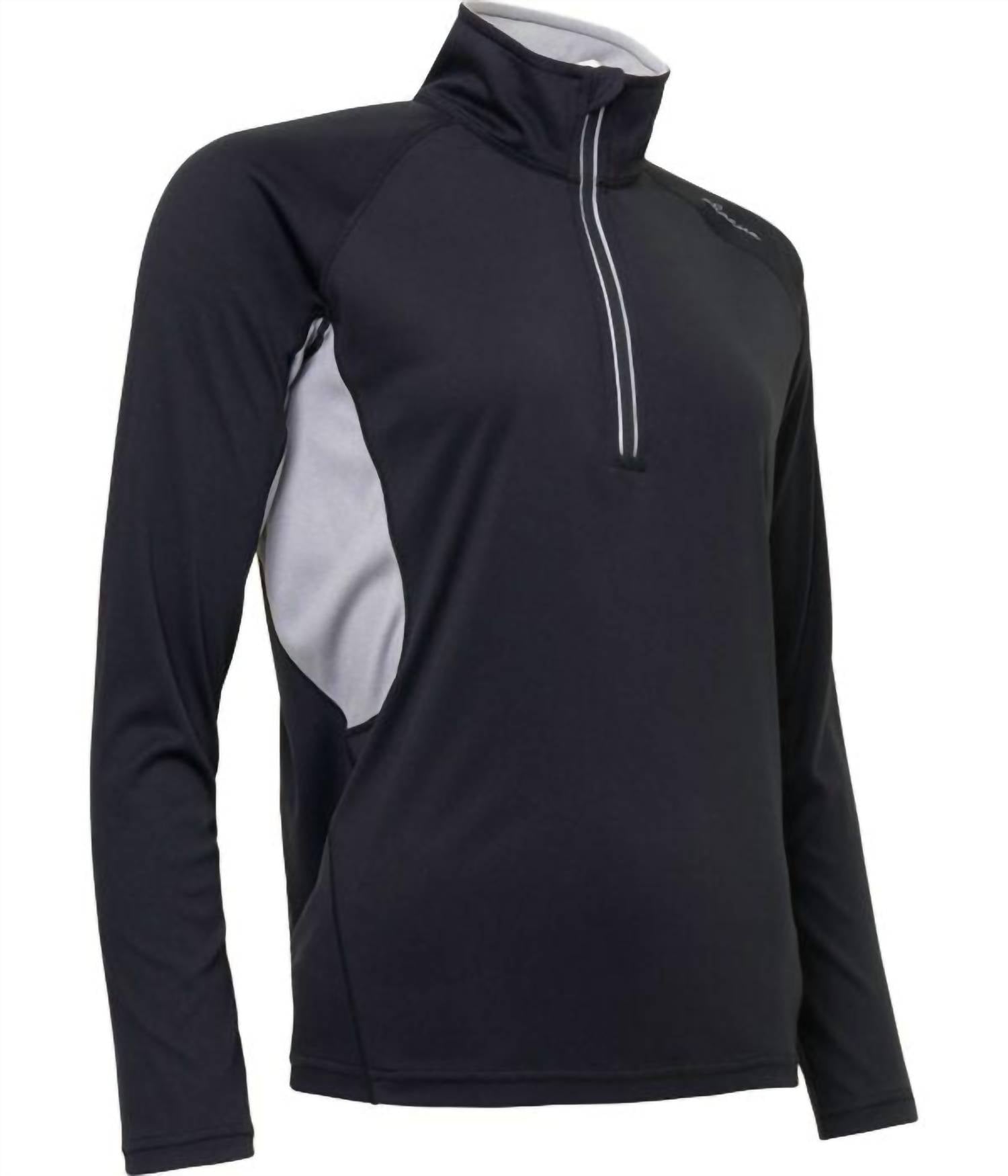 

Женская тостовка с длинным рукавом Ale Uv Cut черного цвета Abacus Sportswear US