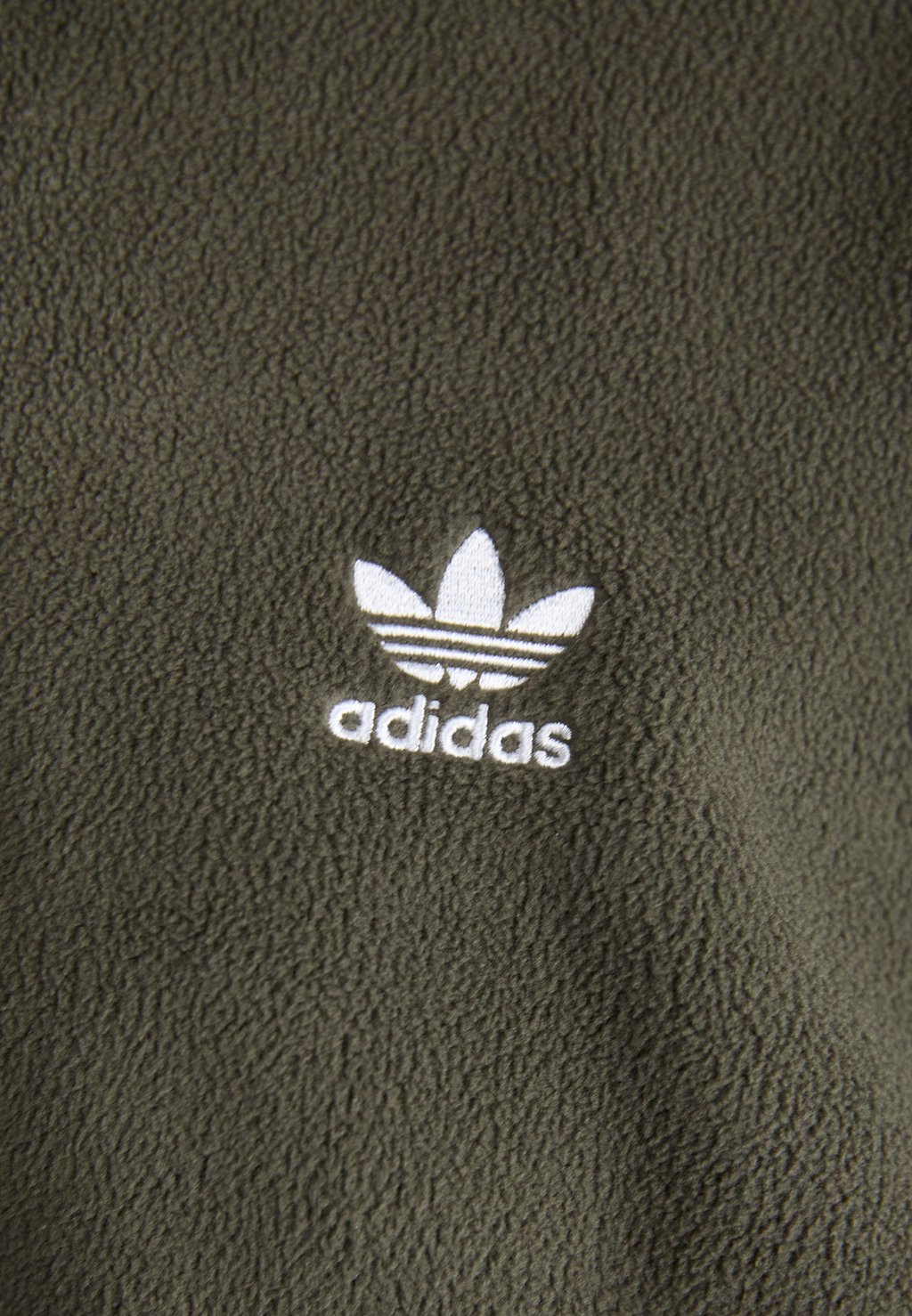 

Флисовый джемпер HALF ZIP adidas Originals, оливковый