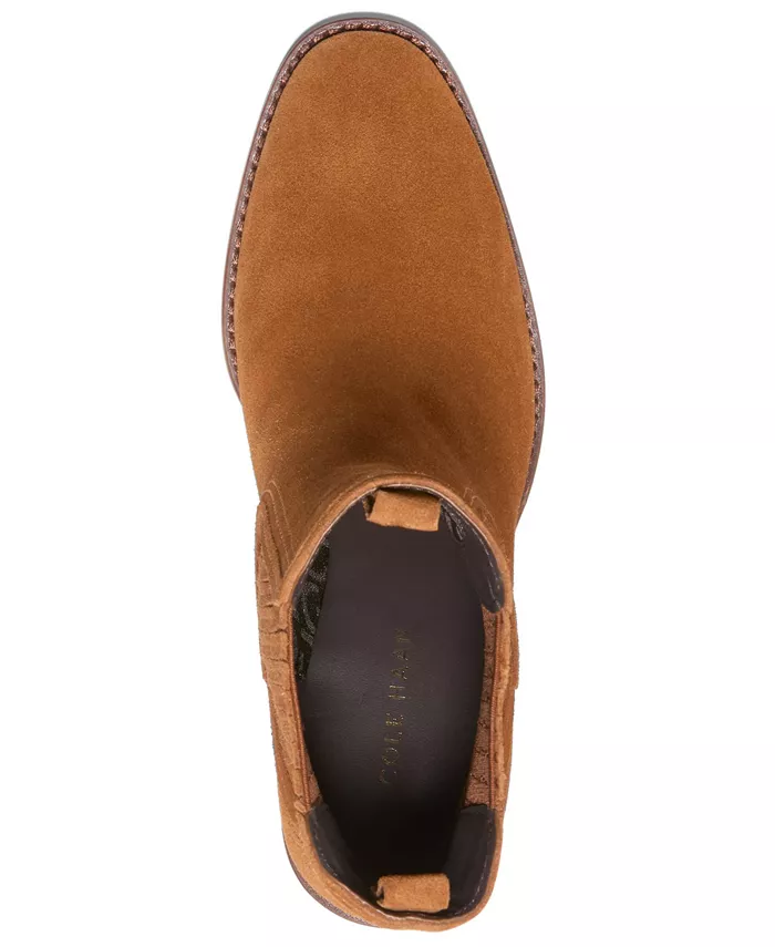 Женские ботильоны Janelle Chelsea на резинке Cole Haan, коричневый — фото 4